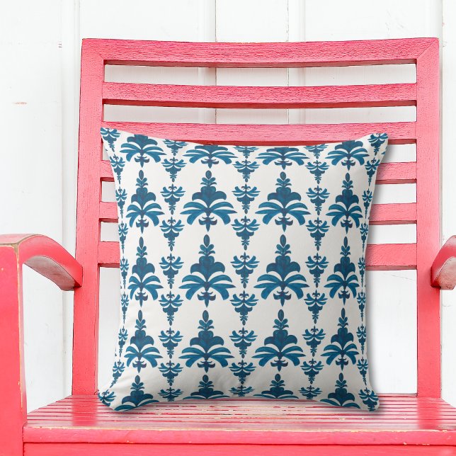 Blue French Toile Pattern Cushion (Creator Uploaded)