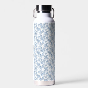 Blue French Toile Water Bottle