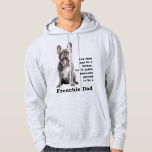 Blue Frenchie Dad Hoodie