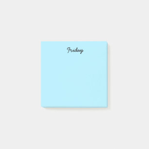 Blue Friday Post-it Notes