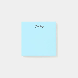 Blue Friday Post-it Notes