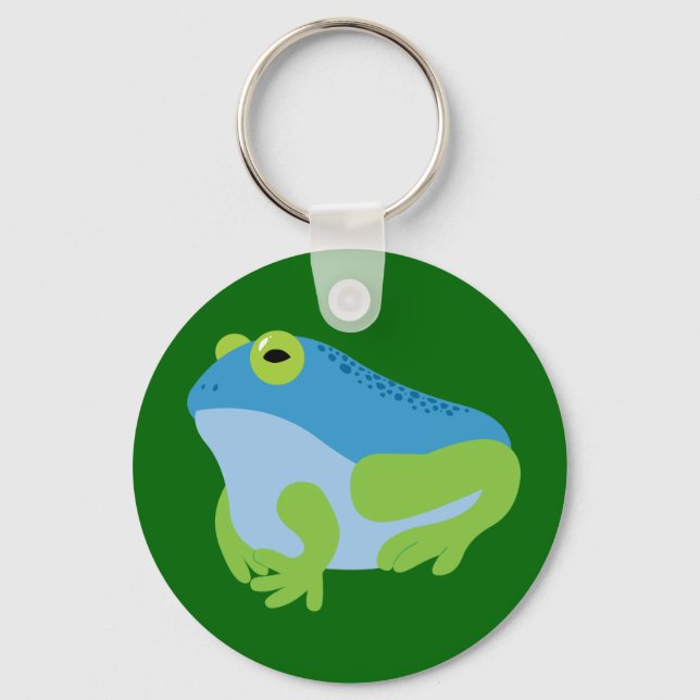 Blue Frog Key Ring (Front)