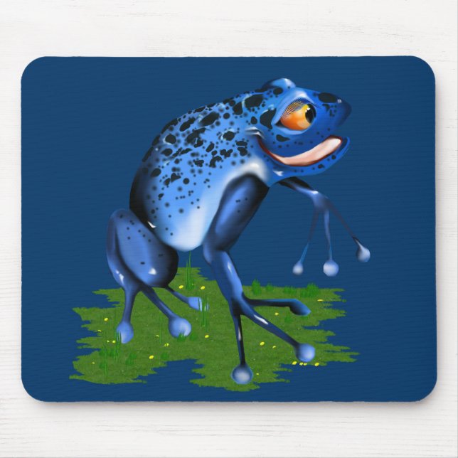 *Blue Frog Mouse Mat (Front)