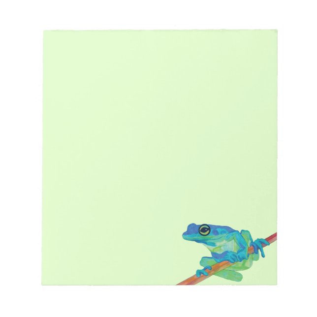 Blue Frog Notepad (Front)