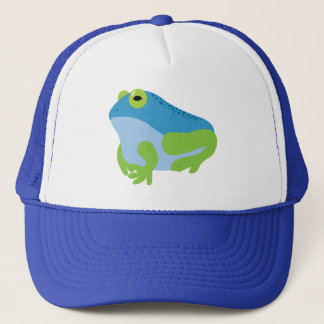 Blue Frog Trucker Hat