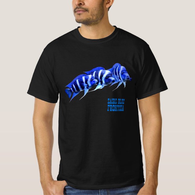 BLUE FRONTOSA - FRONTOSA CICHLID T-Shirt (Front)