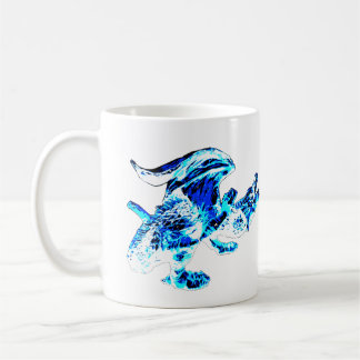 Blue Frost Dragon Ice Magic Fantasy Winter Myth Coffee Mug