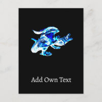 Blue Frost Dragon Ice Mythical Creature Fantasy 
