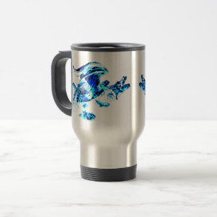 Blue Frost Dragon Mug