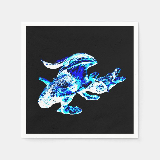 Blue Frost Dragon x 50 Napkin (Front)