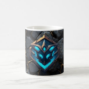 Blue Frost Rune Emblem Coffee Mug