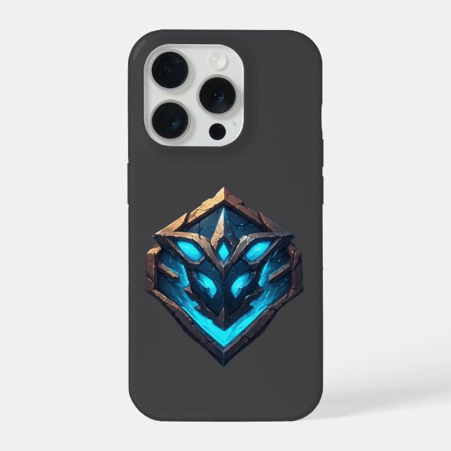 Blue Frost Rune Emblem iPhone Case (Back)