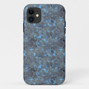 Blue Frosted Glass Dark iPhone 11 Case