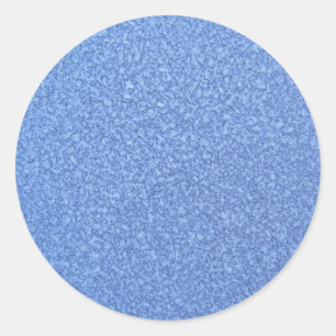 Blue Frozen Surface Ice Crystal Background Classic Round Sticker
