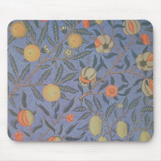 Blue Fruit' or 'Pomegranate' Mouse Mat (Front)