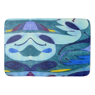 Blue Fumes Bath Mat