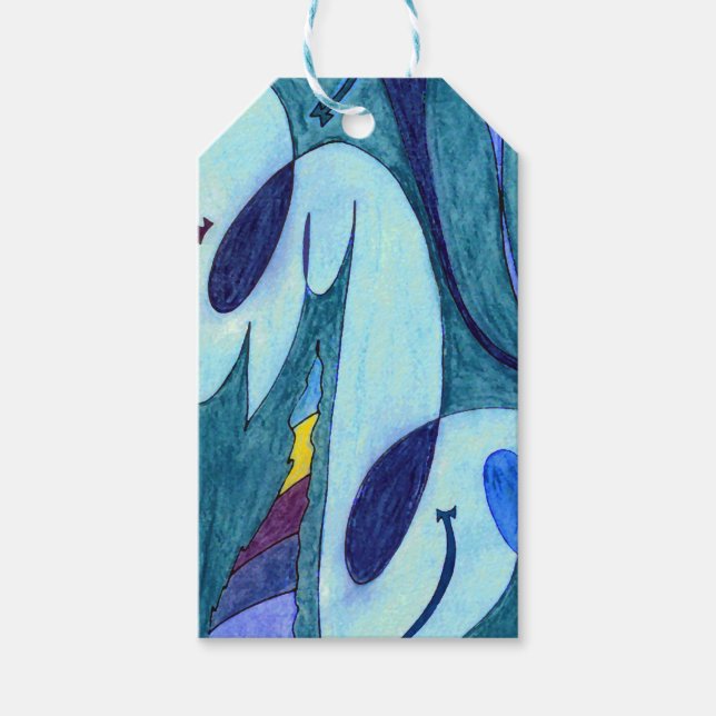 Blue Fumes Gift Tags (Front)