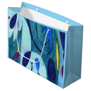 Blue Fumes Large Gift Bag