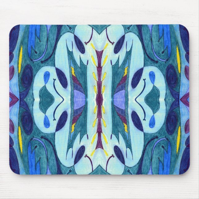 Blue Fumes Mouse Mat (Front)