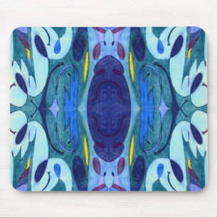 Blue Fumes Mouse Mat