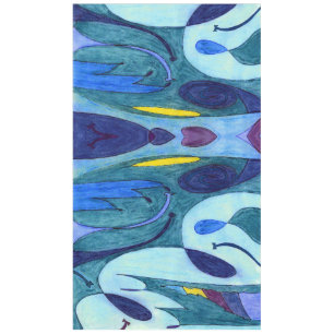 Blue Fumes Tablecloth