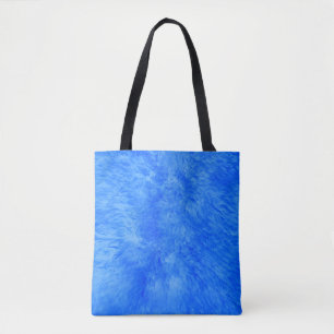 Blue Fur Frenzy Tote Bag