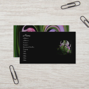 Blue Fushia Business Card