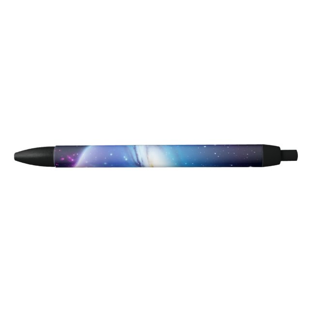 Blue Galaxy Black Ink Pen (Front)