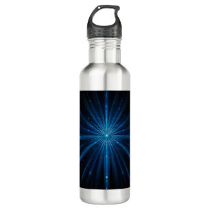 Blue Galaxy Continuum Cosmic Star Birth Blue Black 710 Ml Water Bottle