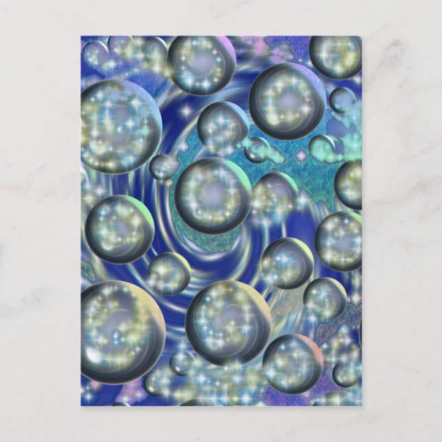 Blue Galaxy Postcard (Front)