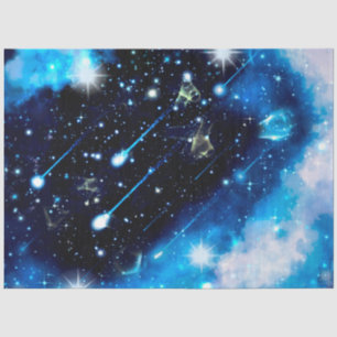 Blue Galaxy Series Design 5 Tissue Paper