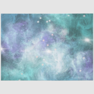 Blue Galaxy Series Design 7 Tissue Paper