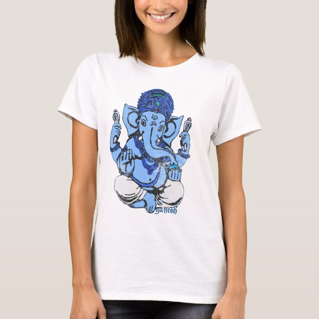 blue ganesh T-Shirt (Front)