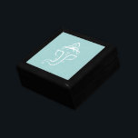 Blue Ganesha Keepsake Boxes<br><div class="desc">Perfect keepsake box or jewellery box for the bride,  bride's maids or anyone starting a new beginning.  Customise with a person's name or a special message.  Ganesha is the Hindu God of Obstacles and New Beginnings.</div>