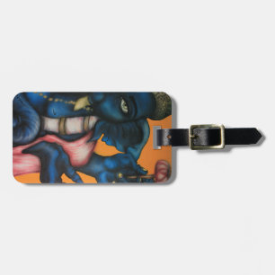 Blue Ganesha Luggage Tag