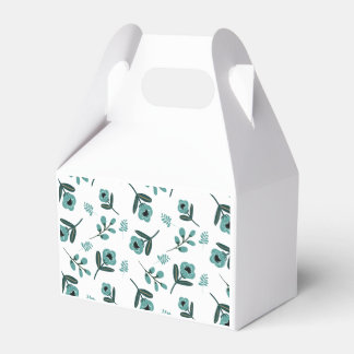 Blue Garden Floral Night  Favour Box