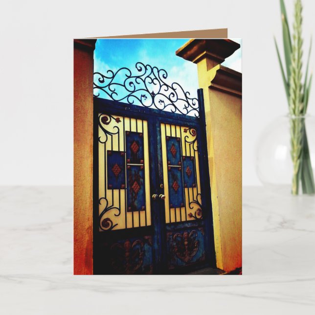 Blue Gate Card (Front)