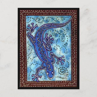 Blue Gecko Postcard