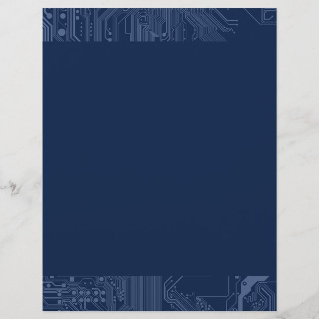 Blue Geek Motherboard Circuit Pattern (Front)