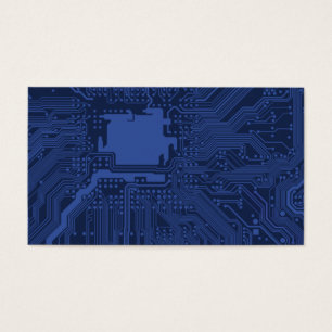Blue Geek Motherboard Pattern