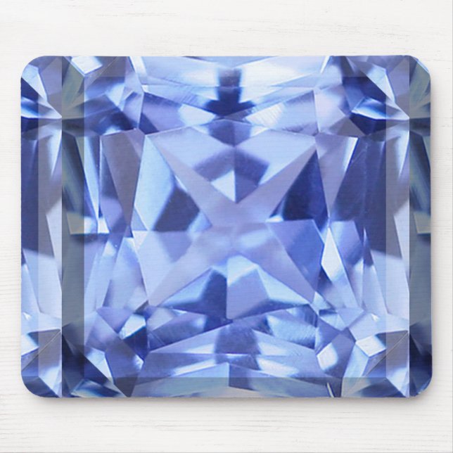 Blue Gem Mouse Mat (Front)