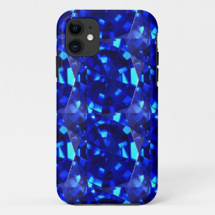 blue gem stone iPhone 11 case