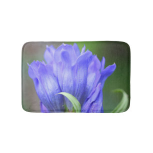 Blue Gentian Flower   Bath Mat