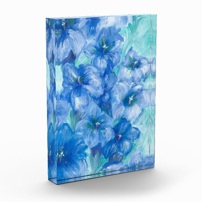 Blue Gentian Mountain Wildflower Scent   Photo Block (Left)