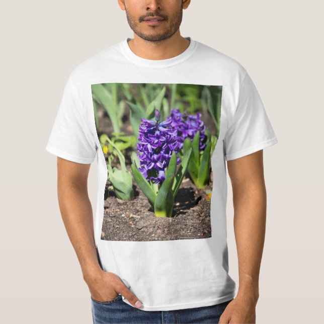 Blue Geocinth in spring   T-Shirt (Front)