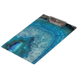 Blue Geode Rock Mineral Agate Crystal Image Clipboard