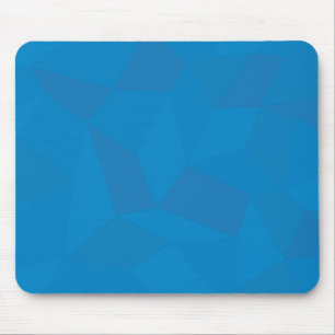 Blue, geometric, cool, unique, trendy illustration mouse mat