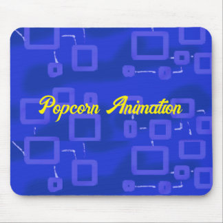 Blue Geometric  Mouse Mat