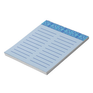 Blue Geometric To Do List Notepad