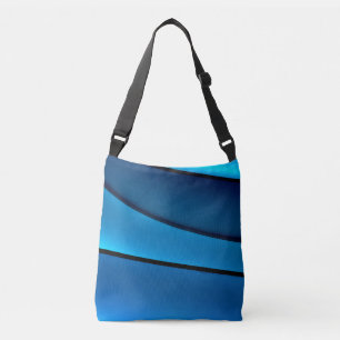BLUE GEOMETRIC TOTE